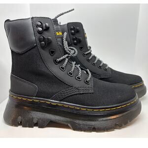 NWB DOC Dr. Martens Combat Boots Air Wair TARIK Black Extra Tough 27017001 W 5